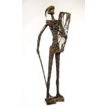 Modern Sculpture: ▲ Chaim Stephenson (1926-2016)The Warrior (made 1971)Bronze resin over metal