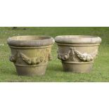 Planters/Garden Urns: A pair of Compton Pottery apple potsearly 20th centurywith makers stamp