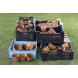 Garden: A large quantity of terracotta flower pots, late 19th/20th centuryapproximately 200
