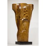 Modern Sculpture: ▲ John SkeltonCarved TorsoCarved trunk on marble baseUniqueSigned and dated