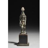 Tribal/Ethonographic: A hunter with bow bronze figurine, Bete people, Ivory Coast, 1920’s An