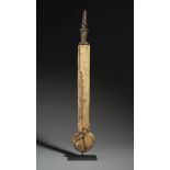 Tribal/Ethonographic: A sword in original sheath, Yaka people, DRC, 1930’s 65cm, The knives were