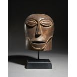 Tribal/Ethonographic: A Helmet mask, Luba-Hemba people, DRC, 1st half 20th century 23cm, This