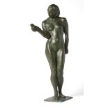 Sculpture: ▲ Audrey Blackman (1907-1990), The Dove Bronze Signed and dated on base, 1934 84cm high