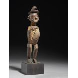 Tribal/Ethonographic: Fetish figure “Butti” , Teke people, DRC, 1920’s 21cm, This small fetish