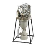 Toys for Boys: An OKB-2 liquid fuel second stage rocket engine mounted on stand with circular