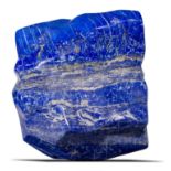Minerals: A lapis lazuli freeform of partial Madani quality, 31cm high, 15.1kg