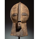 Tribal/Ethnographic: Female Kifwebe mask, Songye People, DRC, 2nd quarter of 20th century 40cm high.