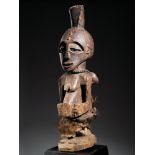 Tribal/Ethnographic: Female Nkisi power statue, Songye People, DRC, 2nd quarter of 20th century 50cm