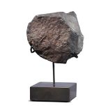 Fossils: A very large North West African type 11141 nickel iron Chondrite meteorite, Zuwairat,