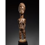 Tribal/Ethnographic: Blolo Bla Spirit Spouse sculpture, Baule People, Ivory Coast, 2nd quarter of