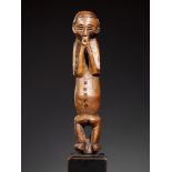 Tribal/Ethnographic: Hungana wooden statue, Hungaan people, DRC, 2nd quarter of 20th century, 19cm