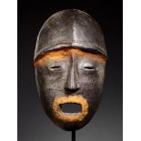 Tribal/Ethnographic: Minimalist Luvale/Chokwe facemask, Luvale/Chokwe people, Angola DRC, first