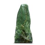 Minerals: A nephrite freeform of good colour, 41cm high, 5.1kg