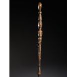 Tribal/Ethnographic: Sceptre with figural design, Pende People, DRC, 2nd quarter of 20th century,