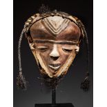 Tribal/Ethnographic: Mbuya mask, Western Pende People, DRC, 1950s, 33cm high. Since the 17th