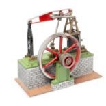 Engine/Collectibles: A model steam engine Stuart “Half Beam” 1ins diameter by 2ins stroke 32cm wide