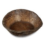 A very large wooden bowl, probably sycamore, Welsh, 19th century or earlier, 62cm