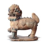 Garden Statues: A terracotta dog of Fo, Chinese, mid 20th century, 60cm high