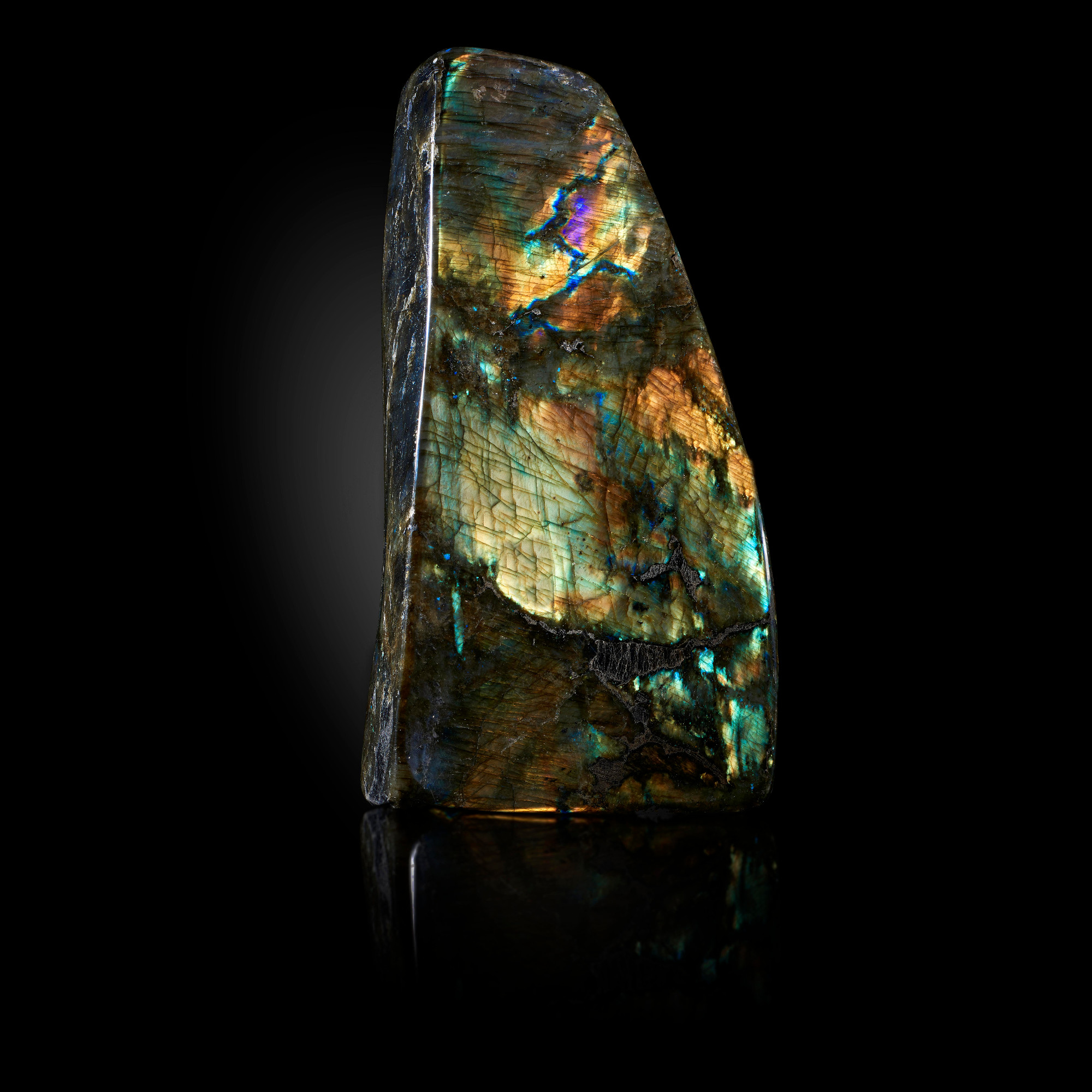 Minerals: A labradorite specimen Madagascar 30cm, 7.9kg