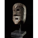 Tribal: Ngombe mask with visible teeth Ngombe people, DRC 24cm From the collection of Mr.Scandi