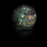 Minerals: A labradorite sphere Madagascar 21cm diameter