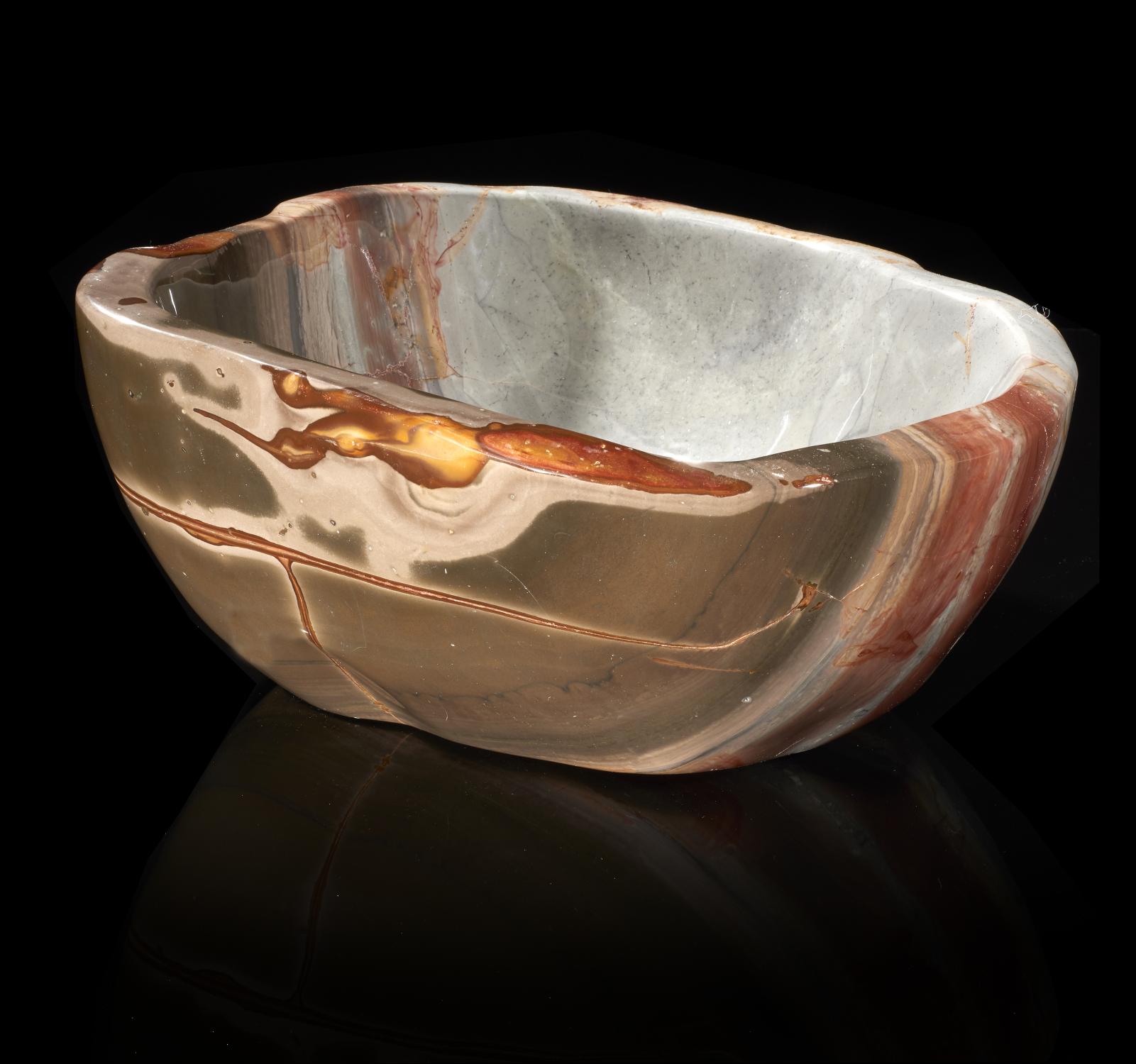 Minerals: A jasper bowl Madagascar 38cm