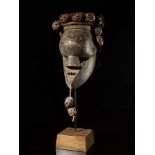 Tribal: Salampasu mask with round sculptured ears Salampasu people, DRC 37cm