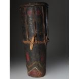 Tribal: Kongo Drum with original covering Kongo, DRC