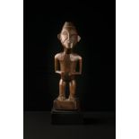 Tribal: Bent Nkisi figure-Didier Claes Bakongo people, DRC 29.5cm From the Didier Claes Collection