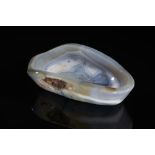 Minerals: An agate dish Madagascar 33cm