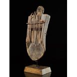 Tribal: Luba or Tabwa Sanza music instrument Luba people, DRC 25cm