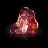 Minerals: A polished mookaite specimen Western Australia 34cm high