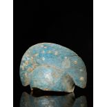 Tribal: Senofo painted hat Senufo people, Ivory Coast 37cm