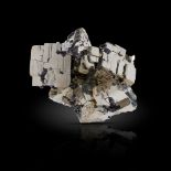 Minerals: A pyrite cluster Peru 17cm