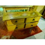 Victorian pine chest