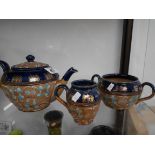 3 piece Doulton coffee set