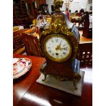 Antique Brass & Boule clock