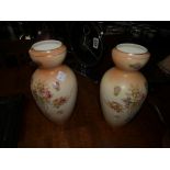 Pair of Crown Devon vases