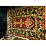 Wool rug 74" x 50"