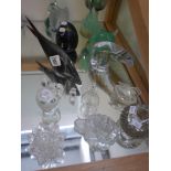 Collection of glass incl. Swarovski