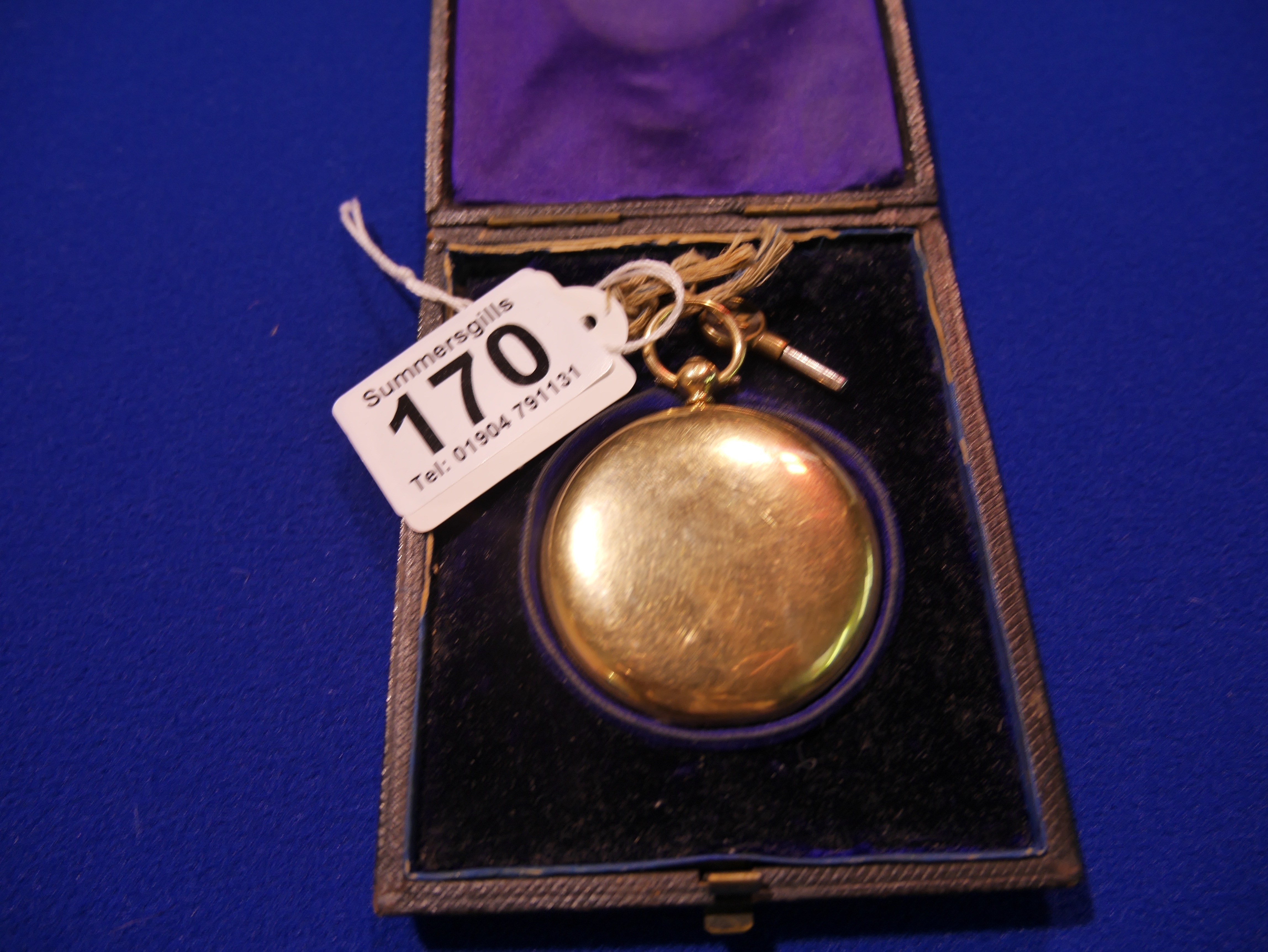 18ct Gold London pocket watch - Image 5 of 5