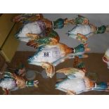 Set of 5 Beswick ducks