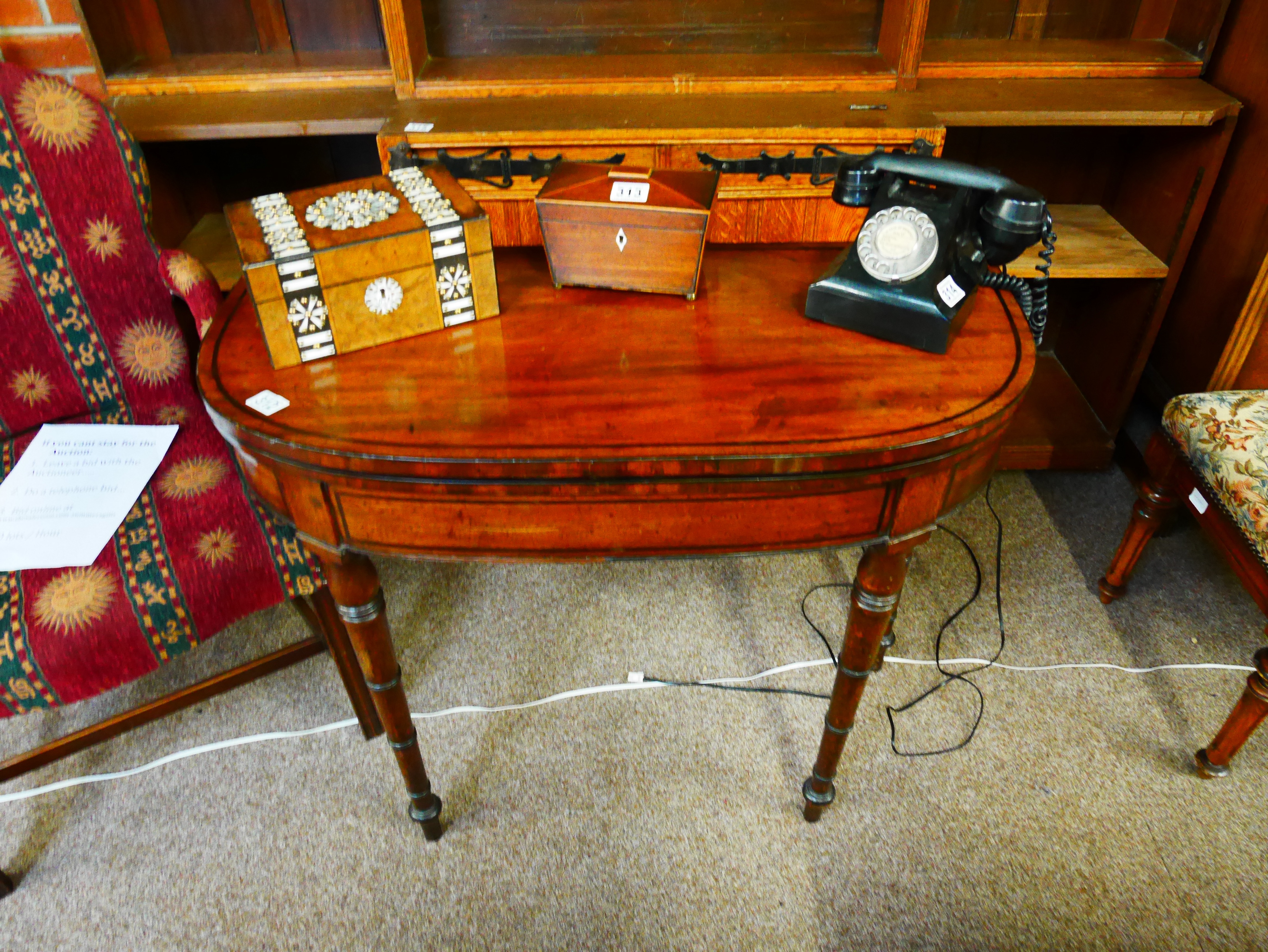 Georgian card table