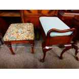 2 antique stools