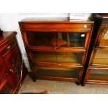 3 tier Globe Wernicke bookcase