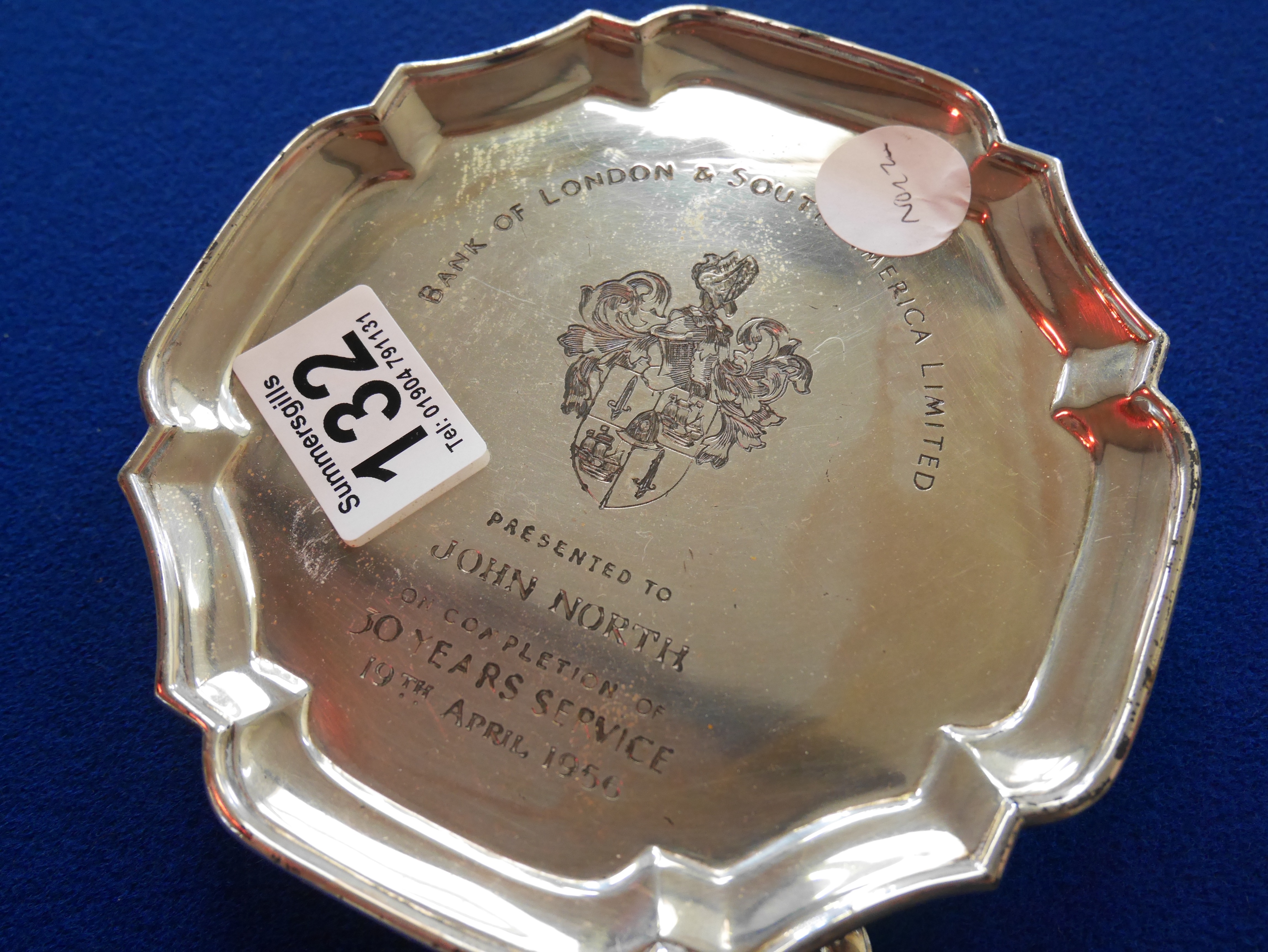 Lindon Silver Salver 191gms