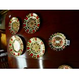 4 Crown Derby plates