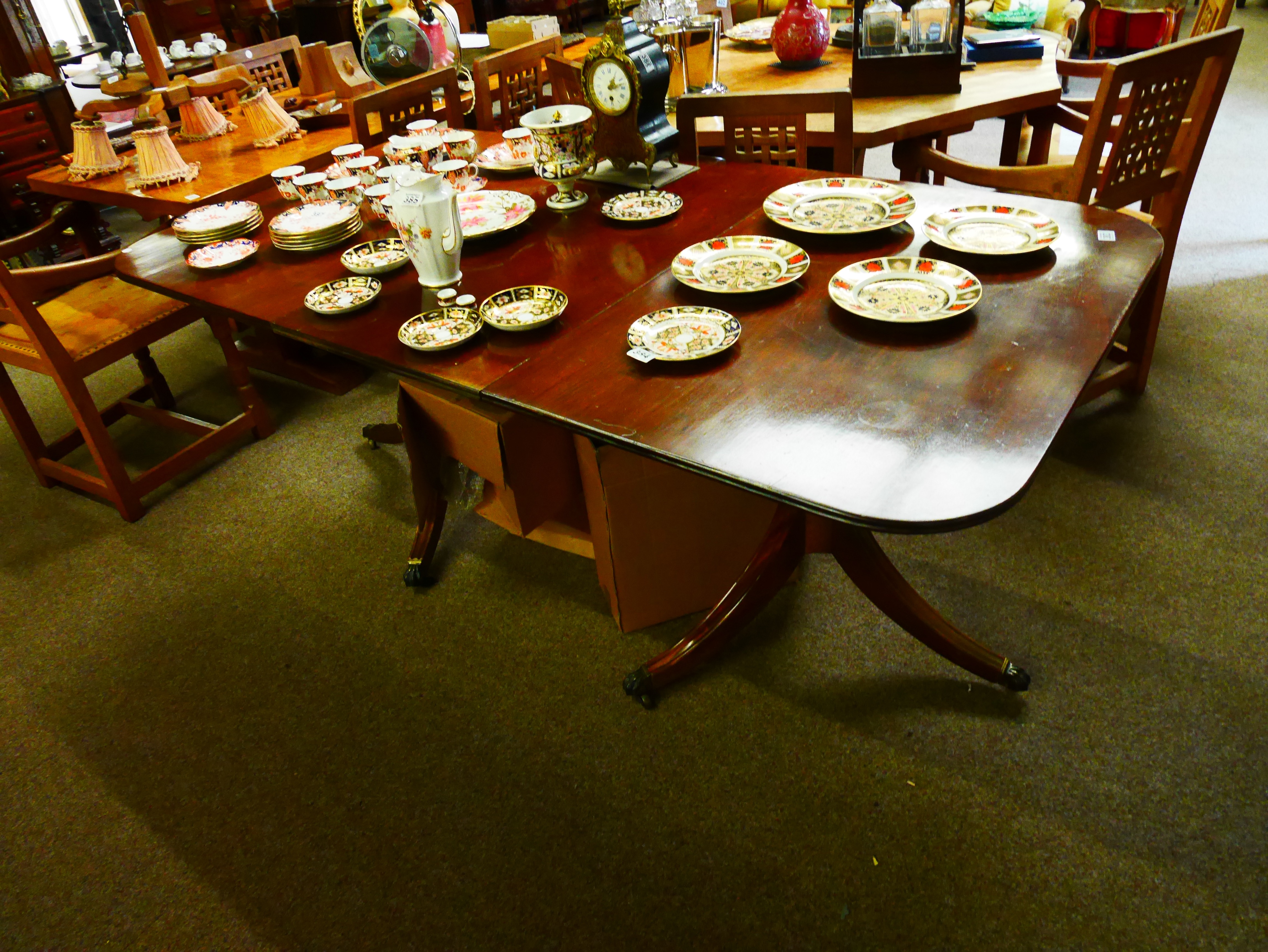 Mahogany dining table