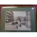 4 x black and white framed photos of Bradford